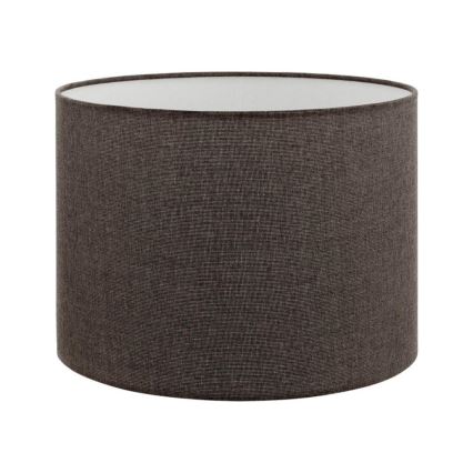 LED stojeća lampa TUNJA 1xE27/20W/230V Ø 30 cm matni krom/smeđa