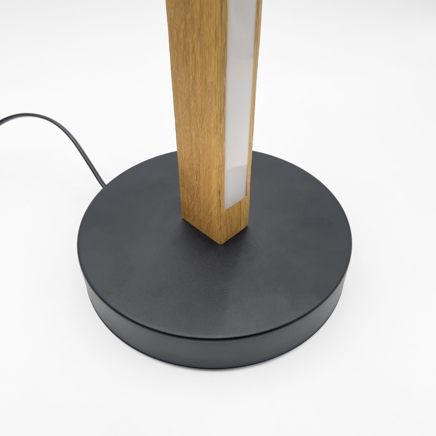 LED Stojeća lampa VERDE LED/18W/230V 3000K hrast/crna