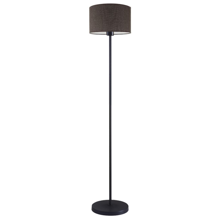 LED stojeća svjetiljka TUNJA 1xE27/20W/230V Ø 30 cm crna/smeđa