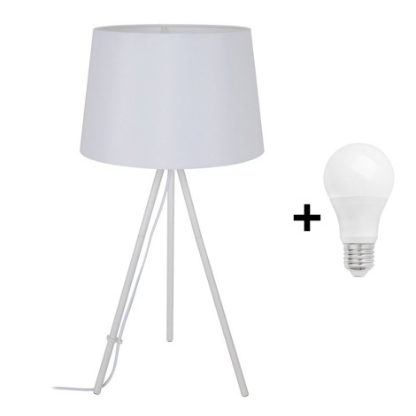 LED stolna lampa 1xE27/8W/230V bijela 56cm