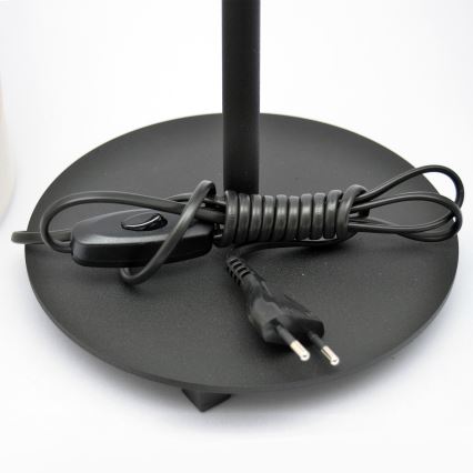 LED Stolna lampa HELEN 1xE27/15W/230V krem/crna/zlatna
