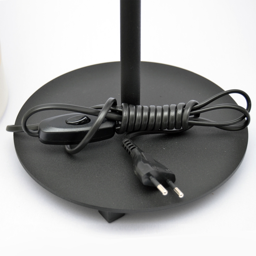 LED Stolna lampa HELEN 1xE27/15W/230V krem/crna/zlatna