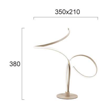 LED stolna lampa IVANA LED/5W/230V bež