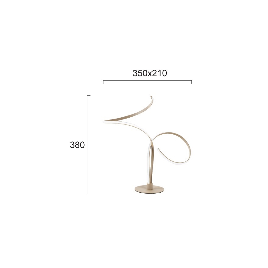 LED stolna lampa IVANA LED/5W/230V bež