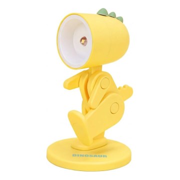 LED stolna lampa LED/0,06W/3xLR41 dinosaurus žuta