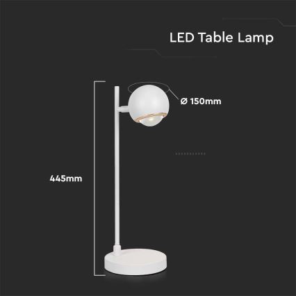 LED Stolna lampa LED/5W/230V 3000K bijela