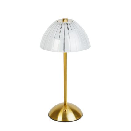 LED prigušiva punjiva stolna lampa PARIS LED/2W/5V 2700K/4000K/6500K 800 mAh zlatna