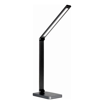 LED Stolna lampa s bežičnim punjačem LED/10W/230V 3000/4000/4500/5000/6000K crna