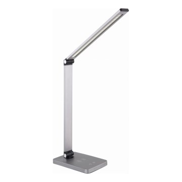 LED Stolna lampa s bežičnim punjačem LED/10W/230V 3000/4000/4500/5000/6000K mat krom