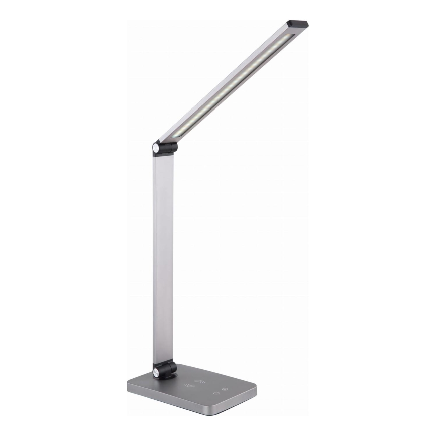 LED Stolna lampa s bežičnim punjačem LED/10W/230V 3000/4000/4500/5000/6000K mat krom