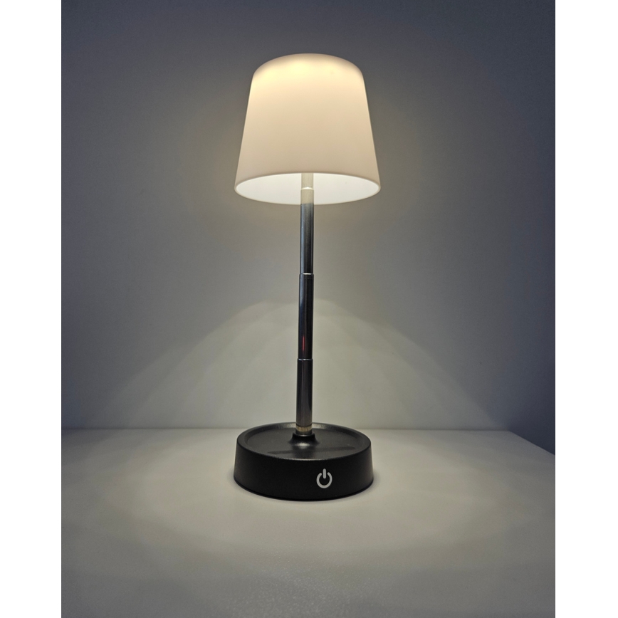 LED stolna lampa s dodirnim upravljanjem i prigušivanjem LED/3W/5V USB 800 mAh bijela