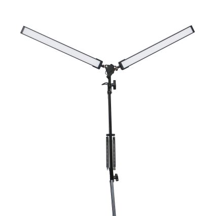 LED Stolna lampa s kvačicom 2xLED/10W/230V 2800-6800K