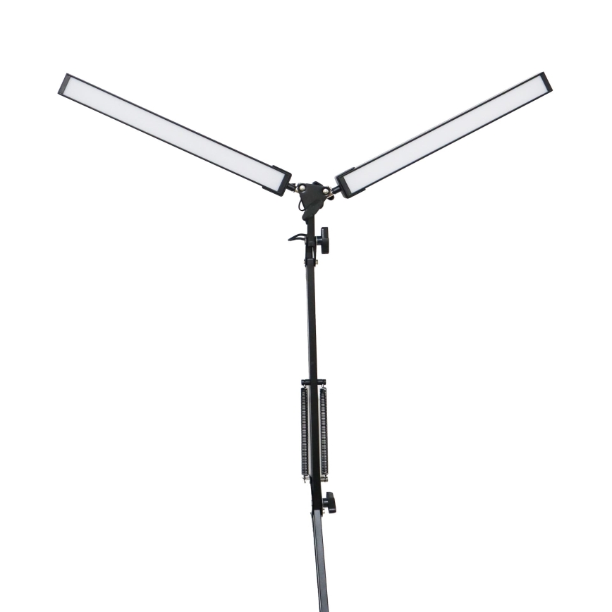 LED Stolna lampa s kvačicom 2xLED/10W/230V 2800-6800K