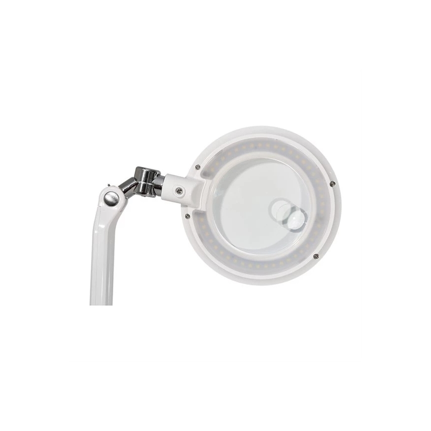 LED stolna lampa s povećalom i podesivim osvjetljenjem LED/7W/230V 6500K bijela