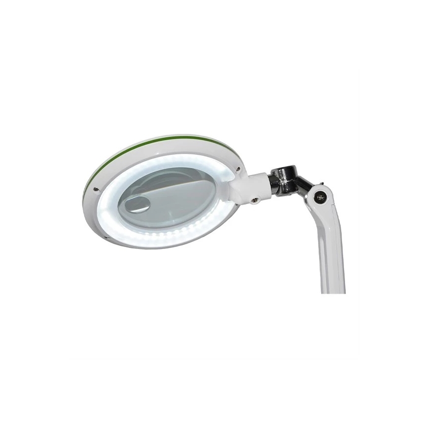 LED stolna lampa s povećalom i podesivim osvjetljenjem LED/7W/230V 6500K bijela