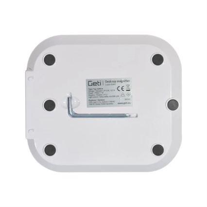 LED stolna lampa s povećalom i podesivim osvjetljenjem LED/7W/230V 6500K bijela