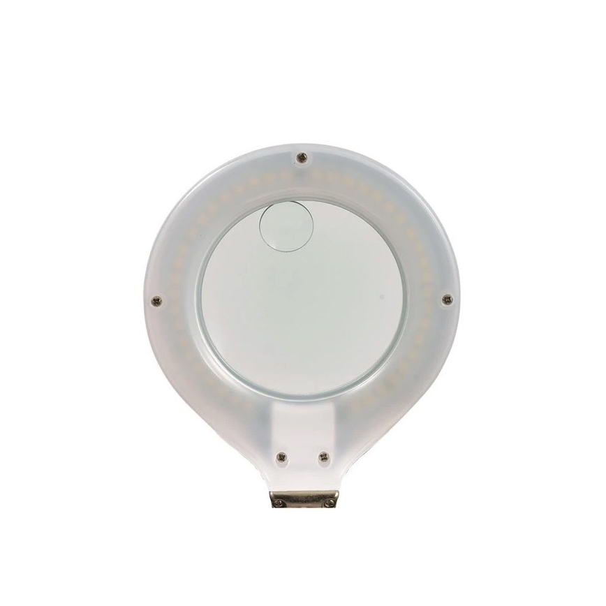 LED Stolna lampa s povećalom LED/6,5W/230V bijela