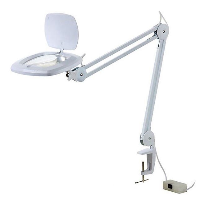 LED Stolna lampa s povećalom LED/7W/230V 6500K bijela