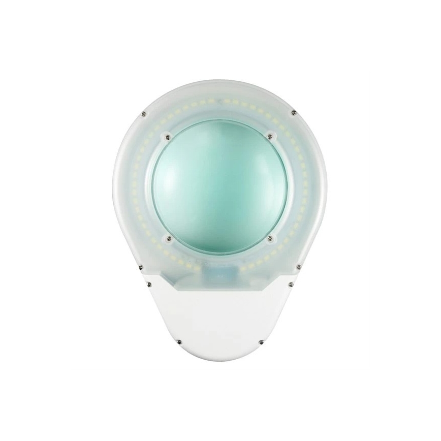LED Stolna lampa s povećalom LED/9W/230V bijela