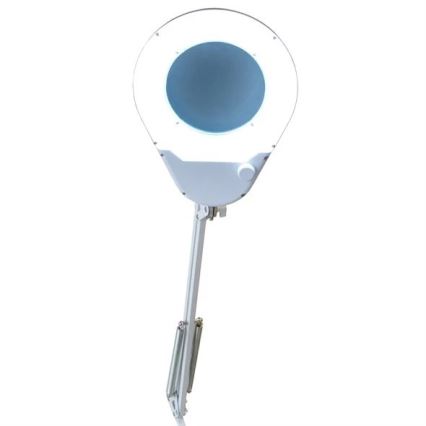 LED Stolna lampa s povećalom LED/9W/230V bijela/krom