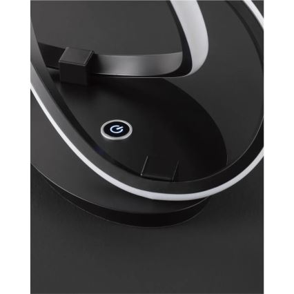 LED stolna lampa s prigušivanjem INDIGO LED/19W/230V 3000K crna