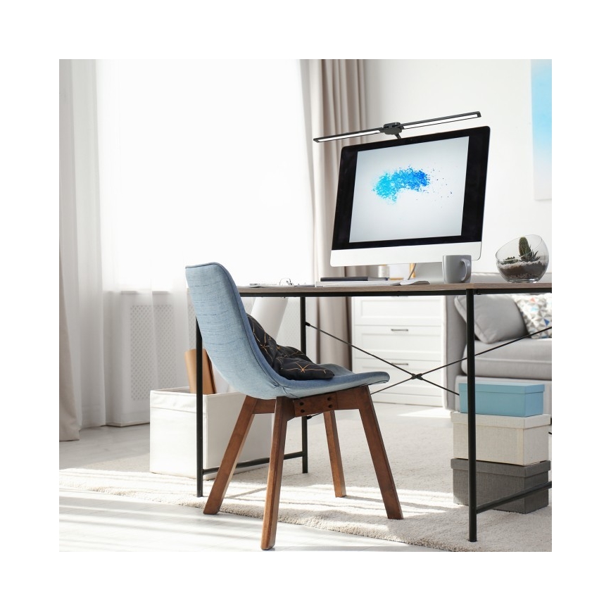 LED stolna lampa s prigušivanjem USB TENUIX DUO LED/14W/5V 3000-6000K crna