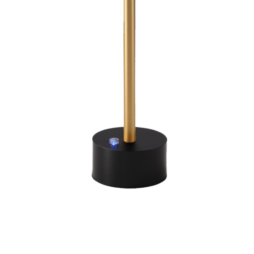 LED stolna lampa SAM, prigušiva i punjiva, LED/5W/5V, crna/zlatna