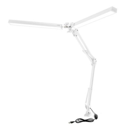 LED Stolna lampa s prigušivanjem TENUIX DUO 2xLED/14W/230V 3000-6000K bijela