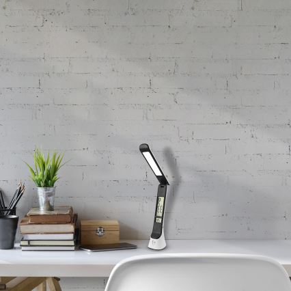 LED Stolna lampa TORI LED/5W/5V bijela/crna