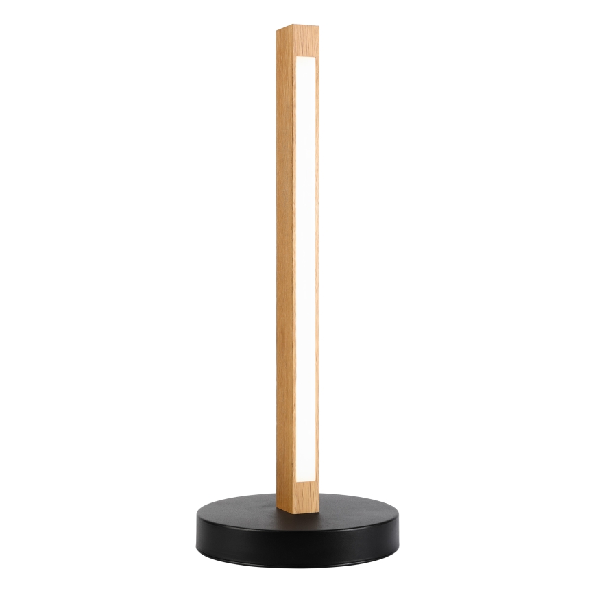 LED Stolna lampa VERDE LED/10W/230V 3000K hrast/crna