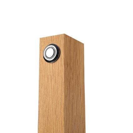 LED Stolna lampa VERDE LED/10W/230V 3000K hrast/crna