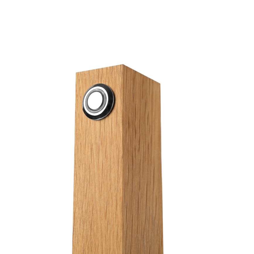 LED Stolna lampa VERDE LED/10W/230V 3000K hrast/crna