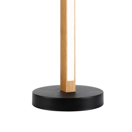 LED Stolna lampa VERDE LED/10W/230V 3000K hrast/crna