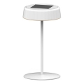 LED stolna lampa VIVIEN, solarna i punjiva, s mogućnošću prigušivanja LED/3W/5V 2700K 1600 mAh IP54 bijela