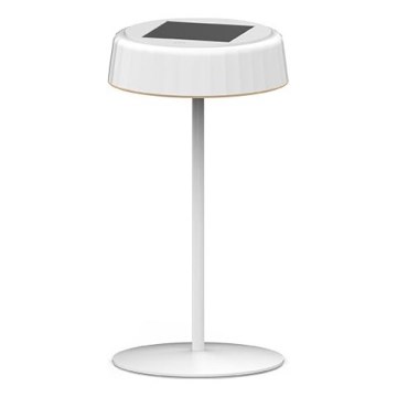 LED stolna lampa VIVIEN, solarna i punjiva, s mogućnošću prigušivanja LED/3W/5V 2700K 1600 mAh IP54 bijela