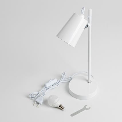 LED stolna svjetiljka 1xE14/4,9W/230V bijela