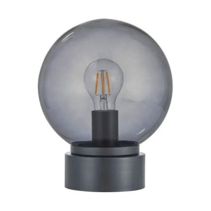LED stolna svjetiljka JIMMY 1xE27/60W/230V antracit/dimljeno crna