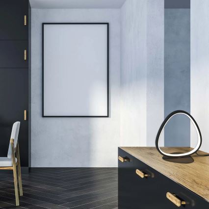 LED stolna svjetiljka PETRA LED/12W/230V 4000K crna