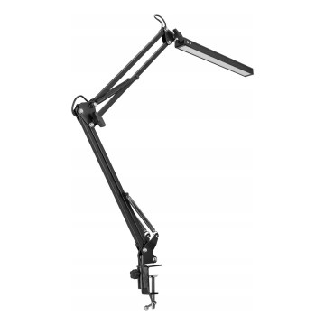 LED stolna svjetiljka s prigušivanjem na dodir, fleksibilna, sa stezaljkom LED/10W/5/230V 3000/4000/6000K crna