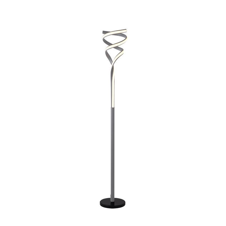 LED Dimmabilna podna lampa LED/50W/230V 3000-6500K siva + daljinski upravljač