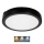 LED Stropna kupaonska svjetiljka NAIROS LED/18W/230V 3000/4000/6500K IP65 promjer 30 cm crna