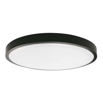 LED Stropna kupaonska svjetiljka sa senzorom LED/18W/230V 4000K IP44 promjer 22,5 cm crna