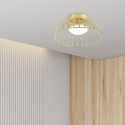 LED stropna lampa BETSY LED/12W/230V promjer 25 cm zlatna