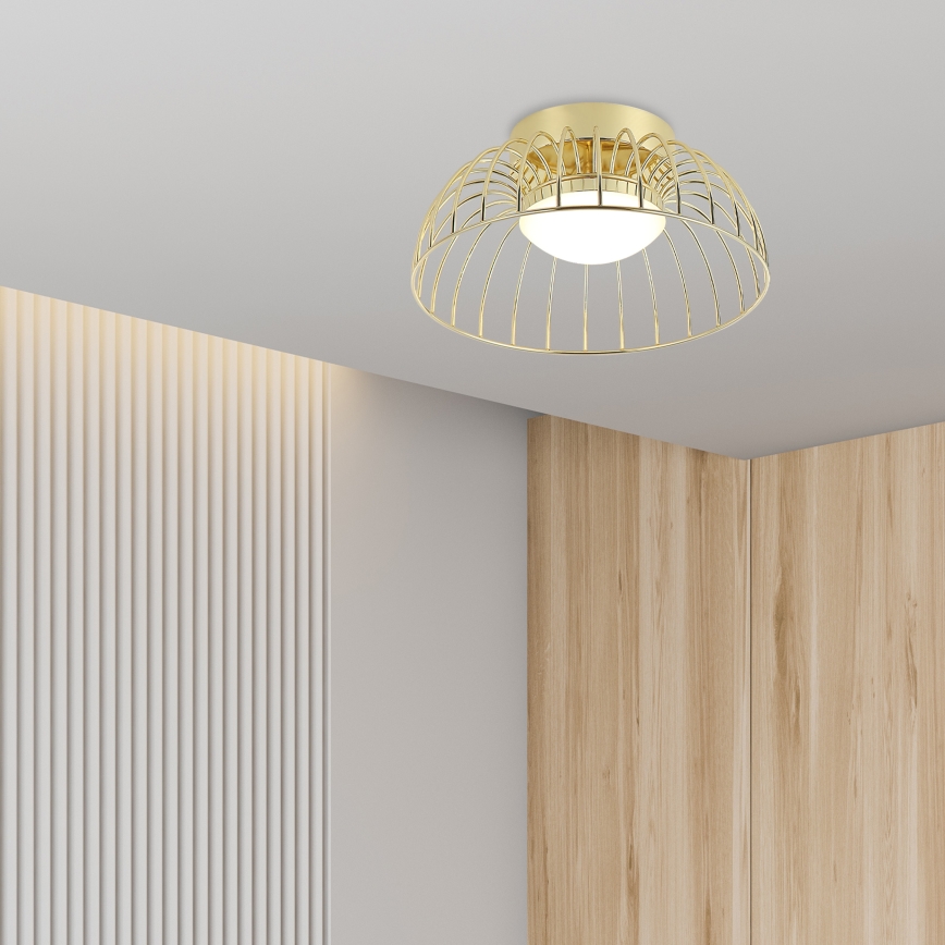LED stropna lampa BETSY LED/12W/230V promjer 25 cm zlatna
