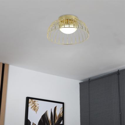 LED stropna lampa BETSY LED/12W/230V promjer 25 cm zlatna