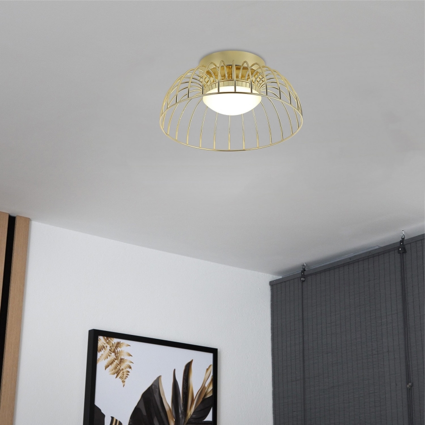 LED stropna lampa BETSY LED/12W/230V promjer 25 cm zlatna