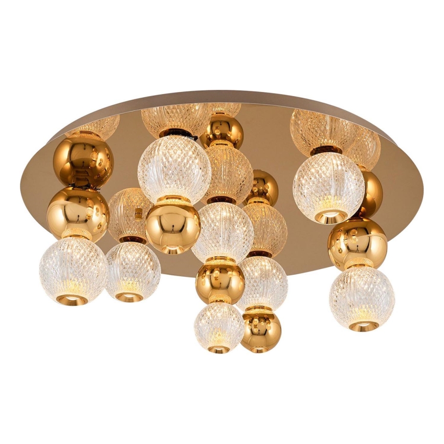 LED stropna lampa CREMONA LED/37W/230V 3000K zlatna