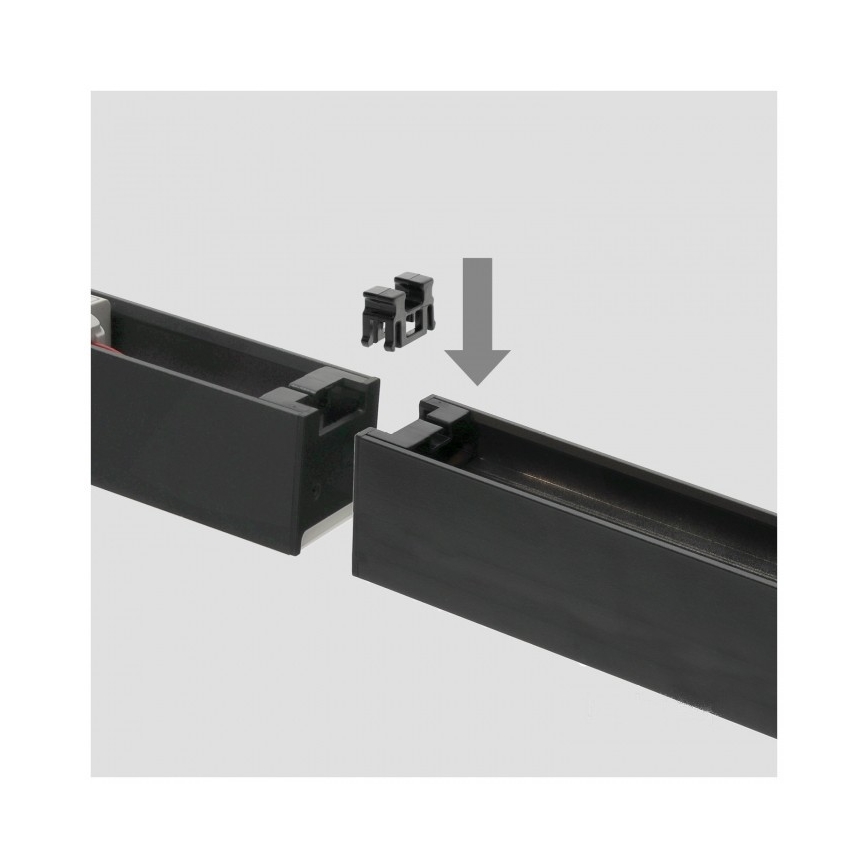 LED stropna nadometna/viseća svjetiljka KOLINE LED/40W/230V 3000/4000/6500K 120 cm crna