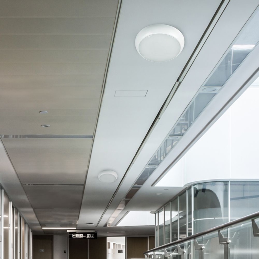LED Stropna panik svjetiljka sa senzorom LED/8W/16W/20W/230V IP65 3000/4000/6500K pr. 32 cm