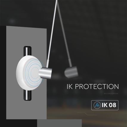 LED Stropna panik svjetiljka sa senzorom LED/8W/16W/20W/230V IP65 3000/4000/6500K pr. 32 cm